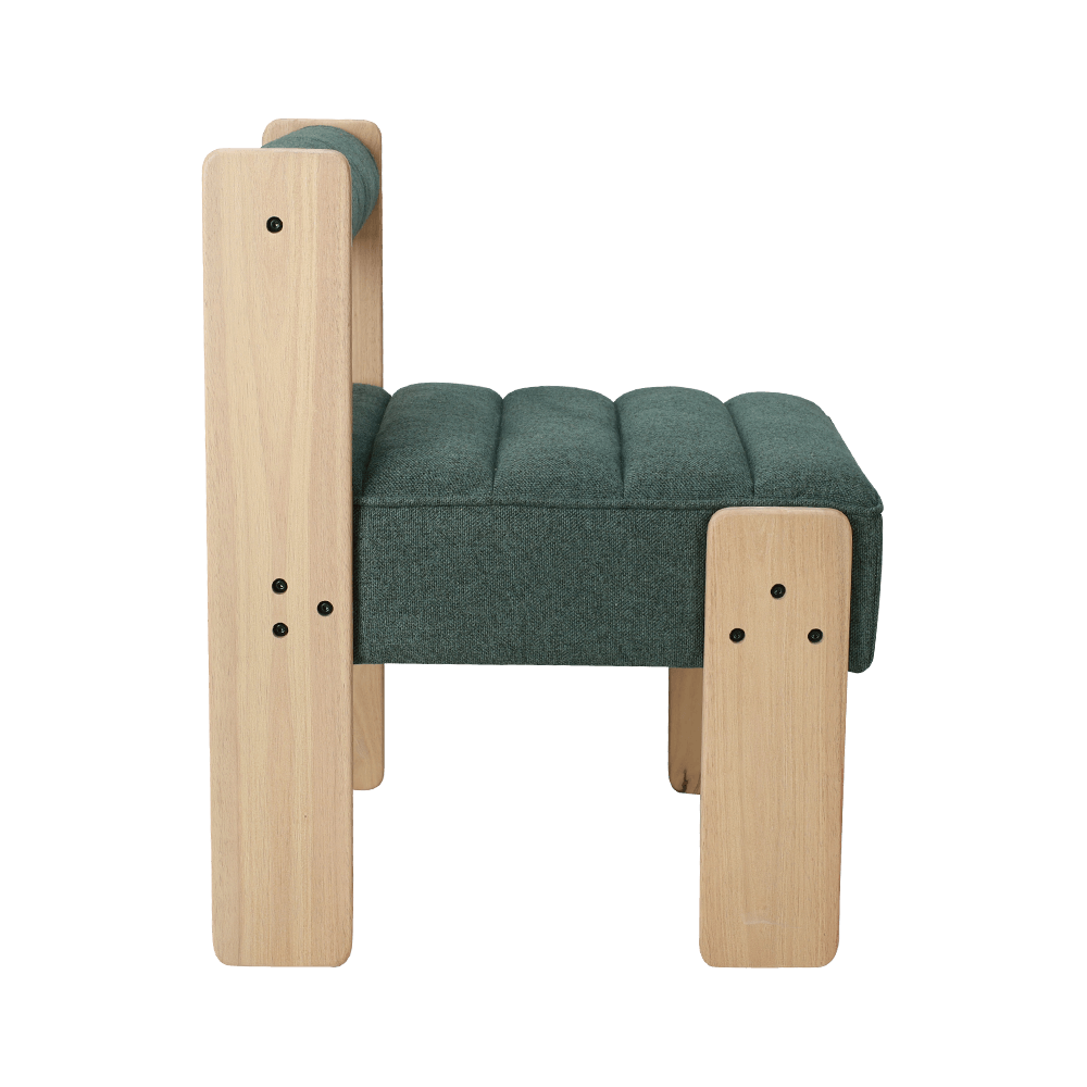 Tagapangulo ng kahoy na goma sa kahoy