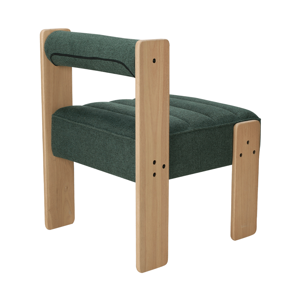 Tagapangulo ng kahoy na goma sa kahoy