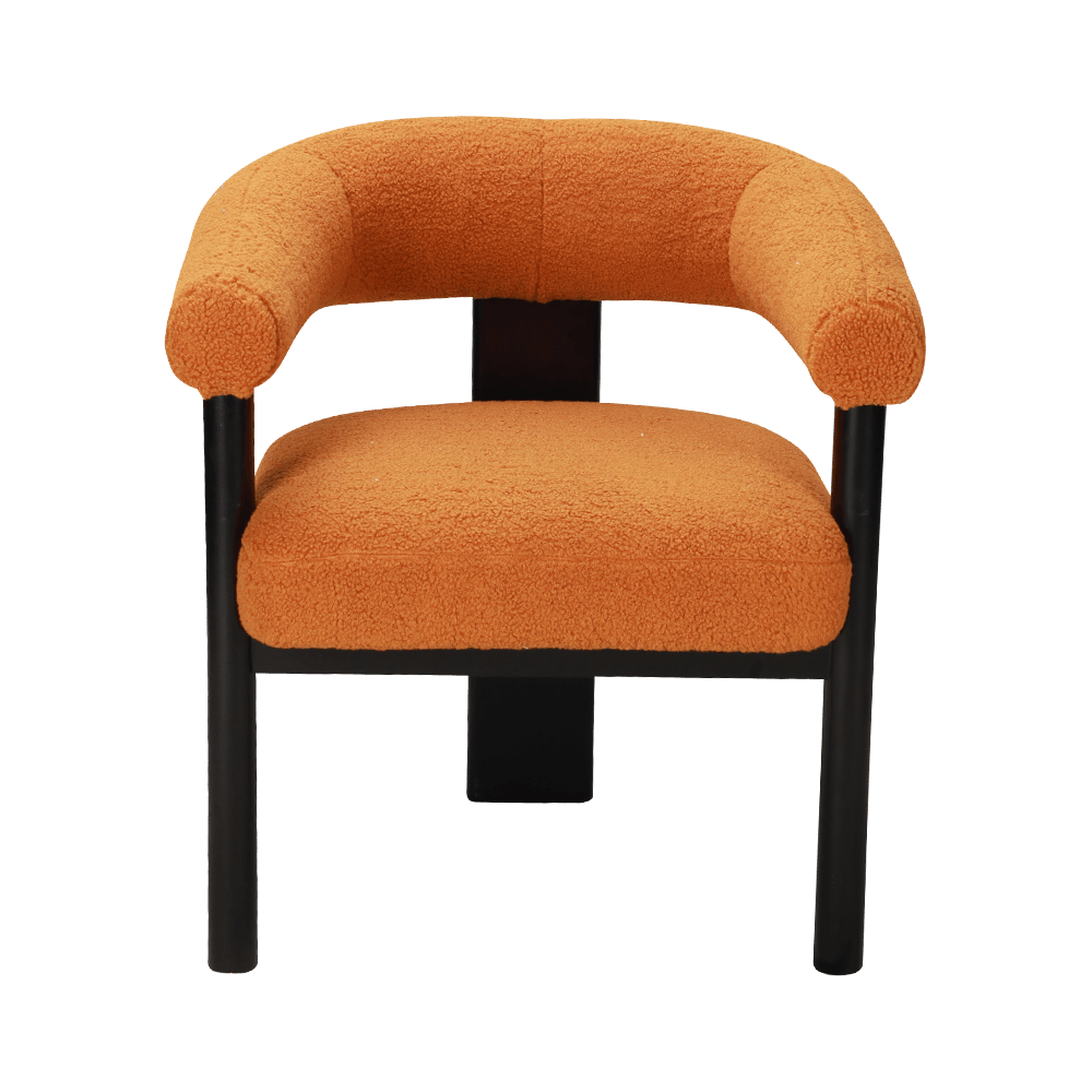 Sponge Cushion Solid Wood Dining Chair