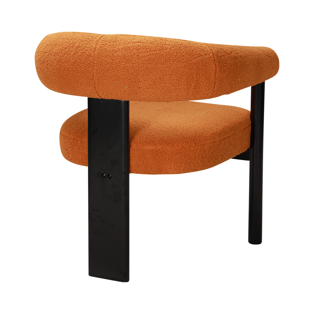 Sponge Cushion Solid Wood Dining Chair