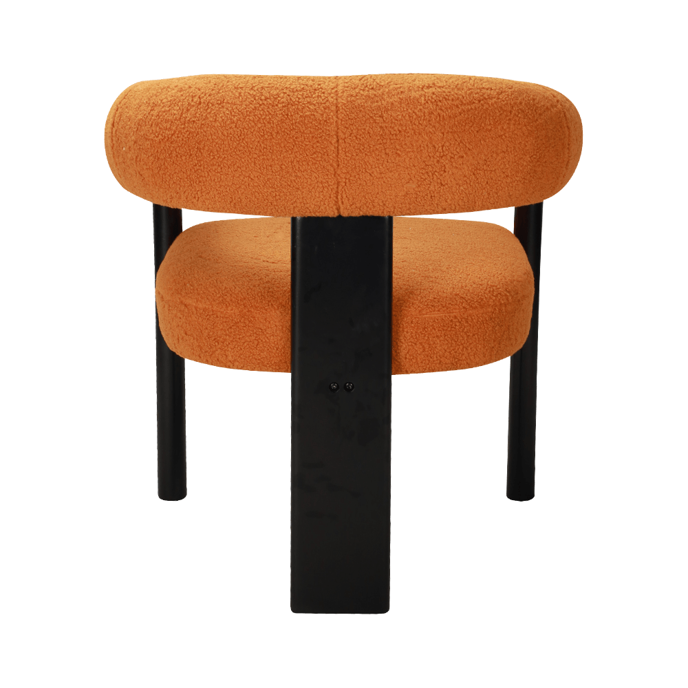 Sponge Cushion Solid Wood Dining Chair