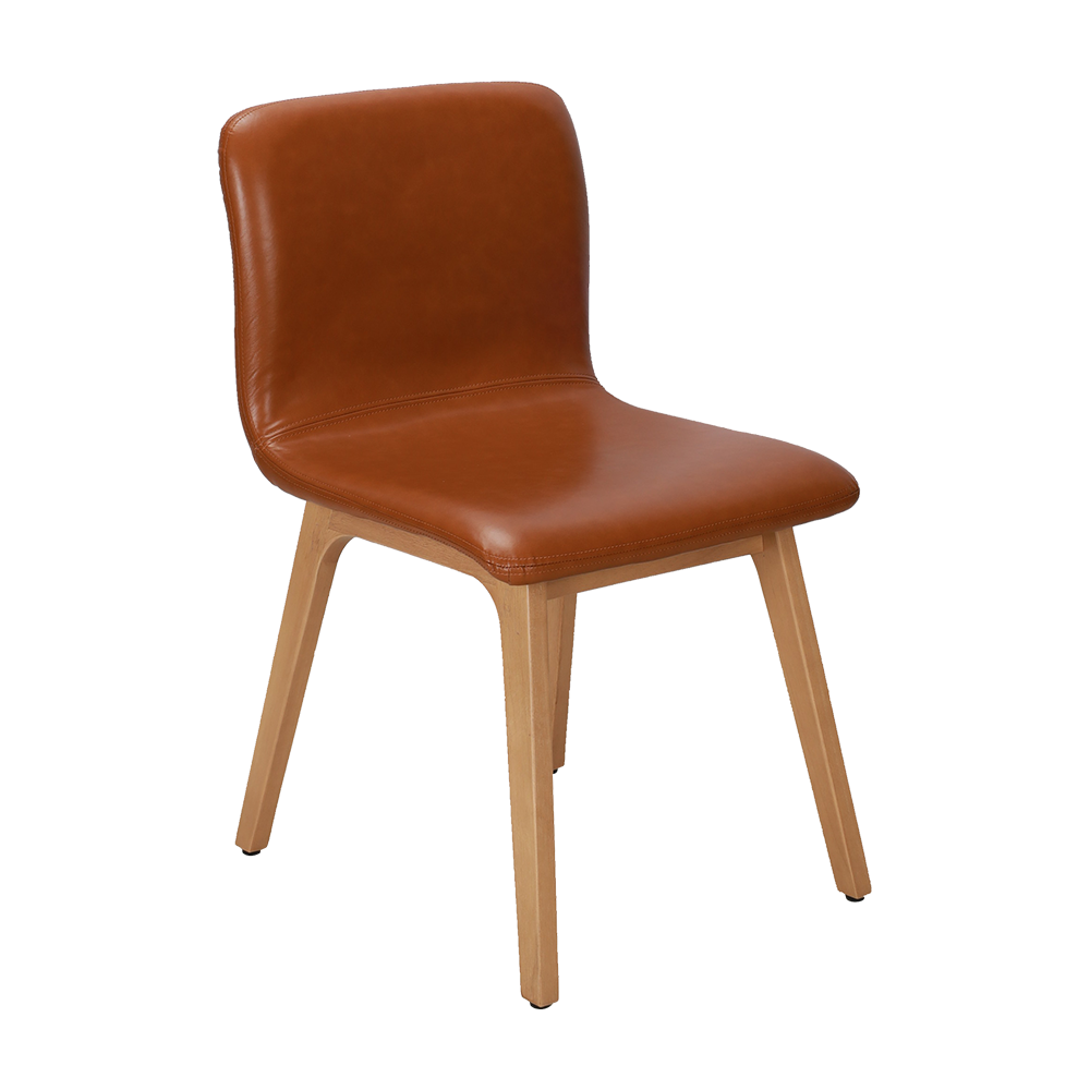 Brown Bentwood Solid Wood Dining Chair