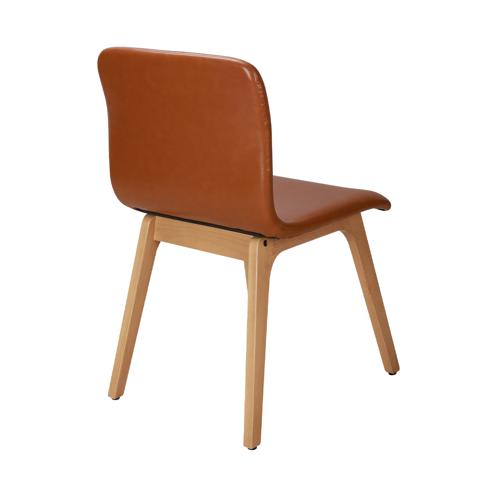Brown Bentwood Solid Wood Dining Chair