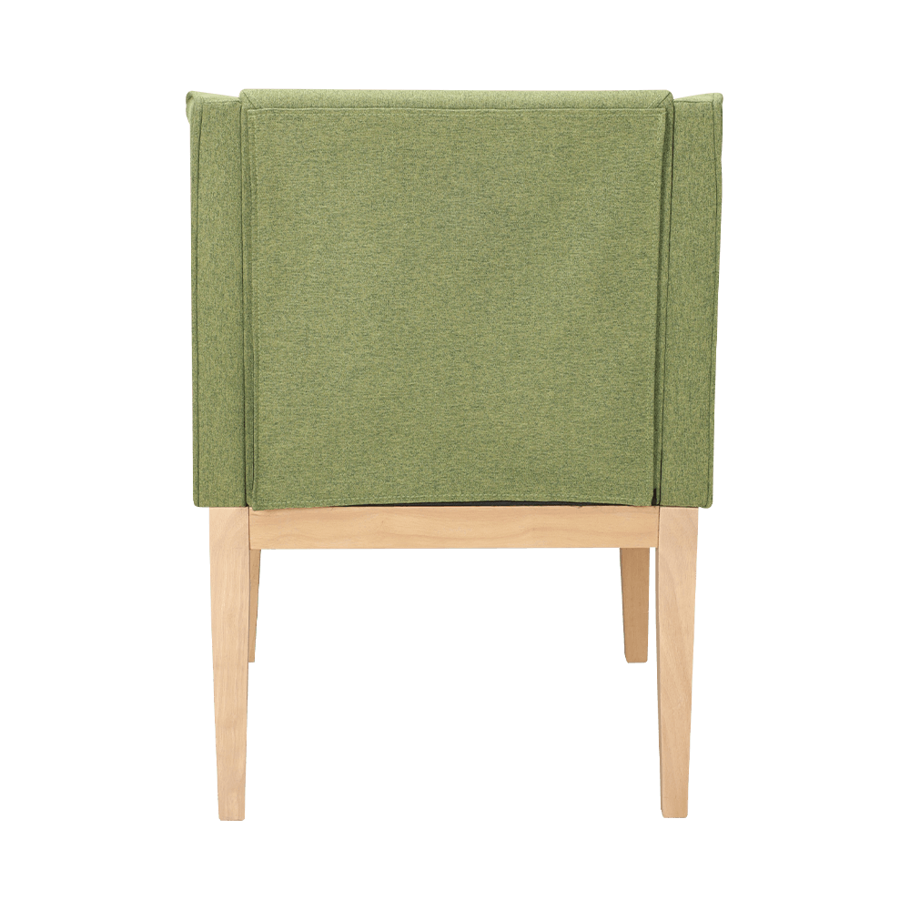 Solid na kahoy na upuan sa kahoy na may armrests
