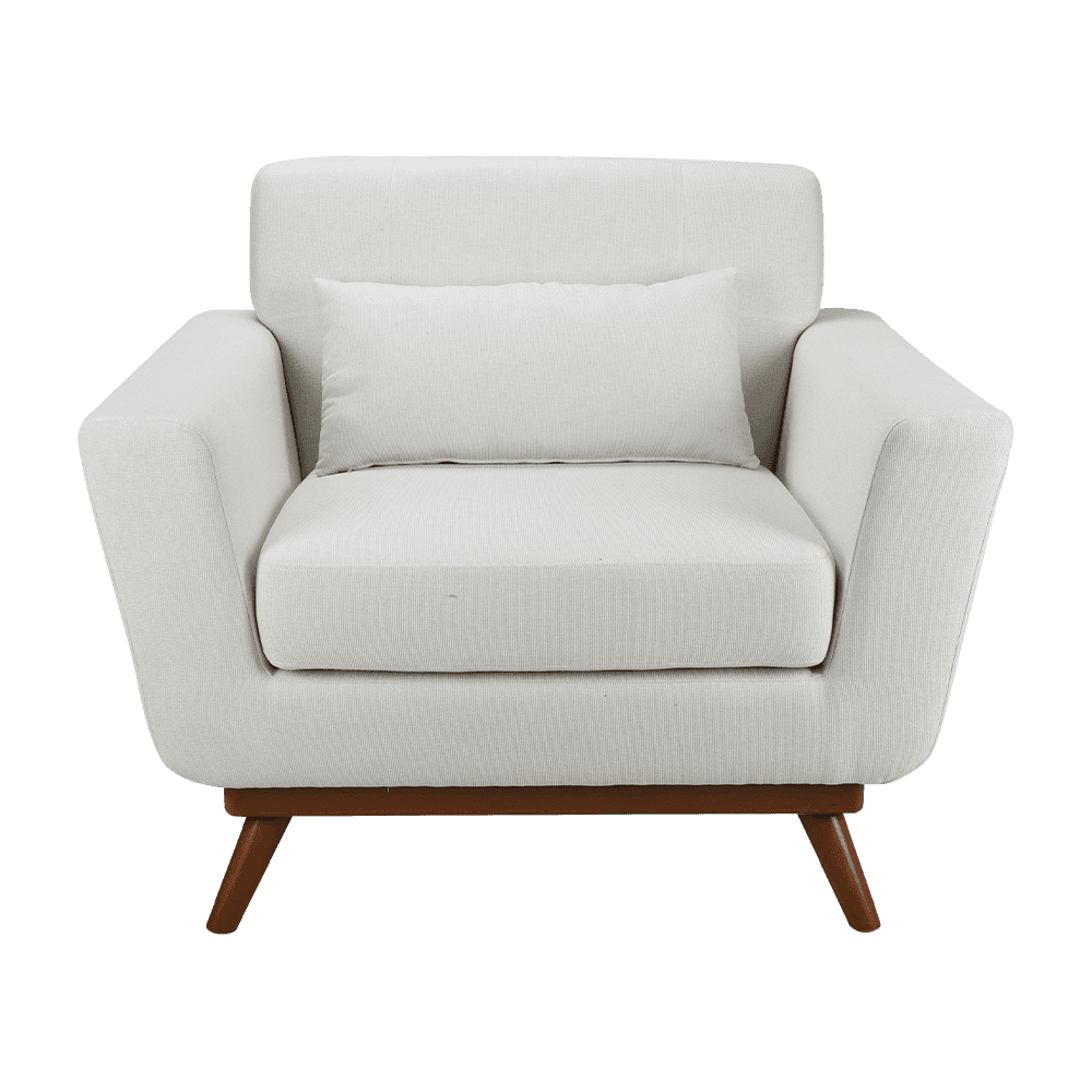Goma na tela ng kahoy na solong sofa