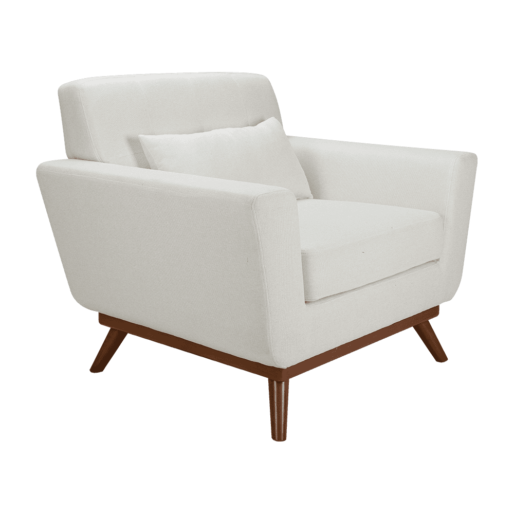 Goma na tela ng kahoy na solong sofa
