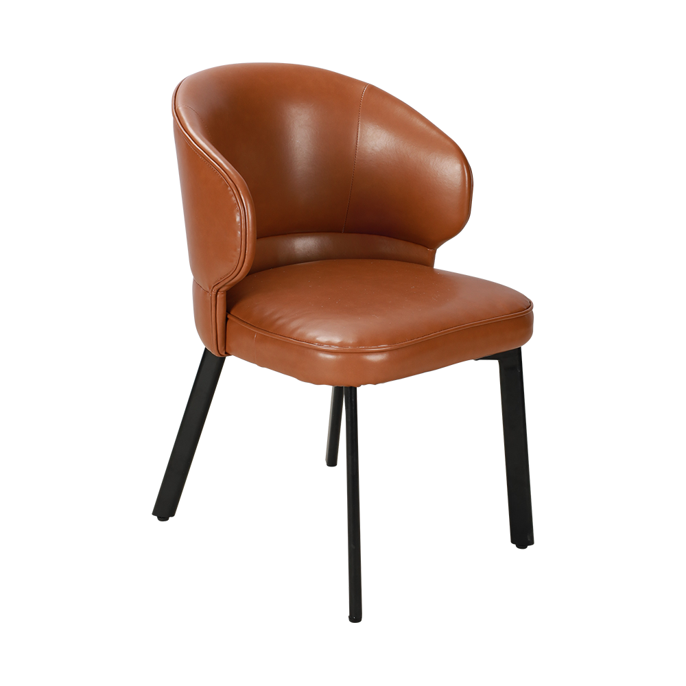 Mataas na Resilience Sponge Solid Wood Dining Chair