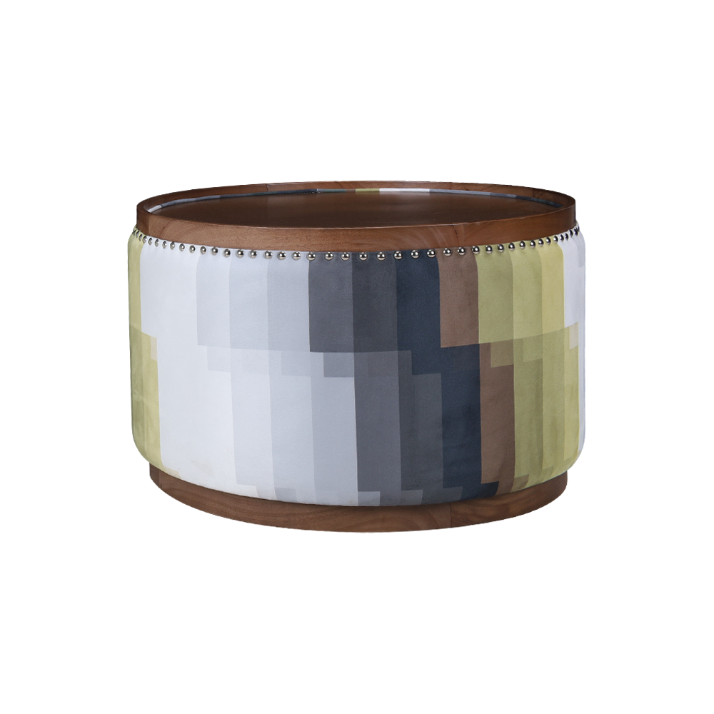 Mosaic style footrest