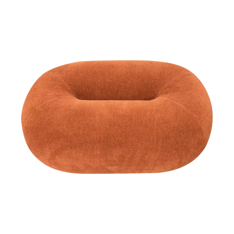 Kayumanggi orange memory foam seat cushion tela ottoman footrest