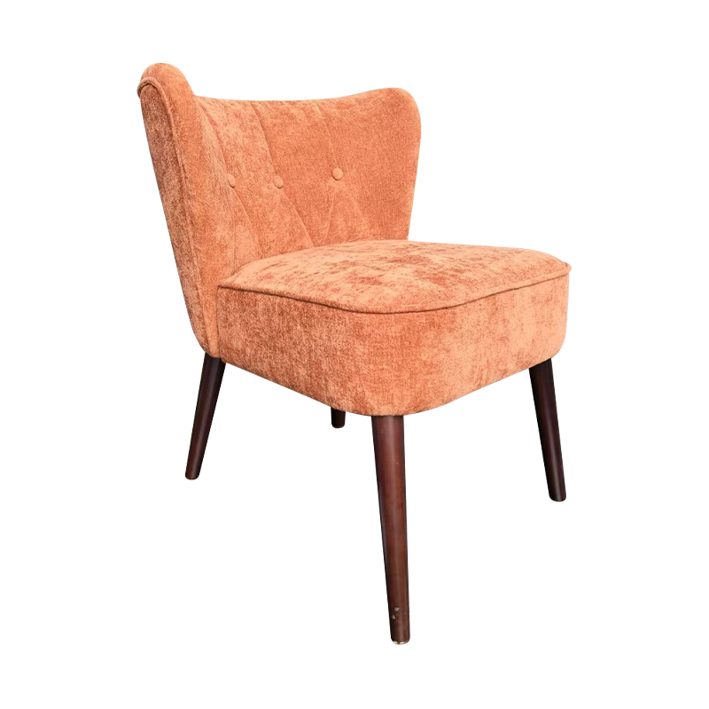 Solid Wood leg na walang arm na silid -pahingahan